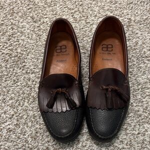 Allen Edmonds NASHUA Tassel Loafers Black/Brown 9.5D